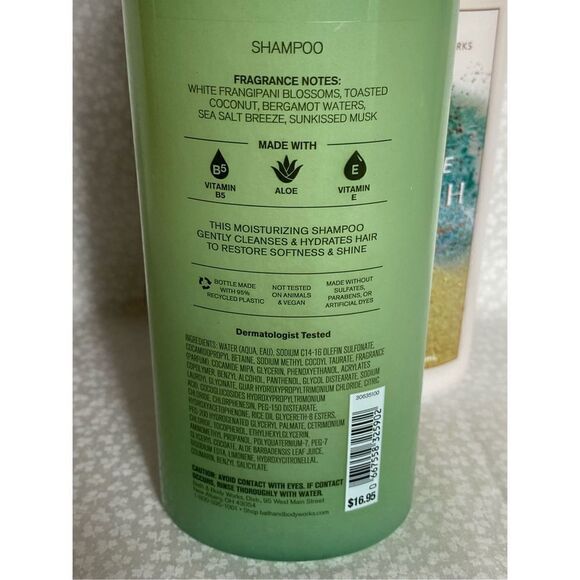 Bath and Body Works AT THE BEACH Shampoo & Conditioner 2 pc SET - Picture 3 of 5